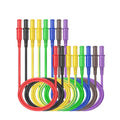 Test Probes With Dual 4mm Banana Connectors And Color Coded Leads