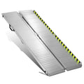 29" W X 6' L X 2" H 880 Lbs Capacity Extended Aluminum Silver