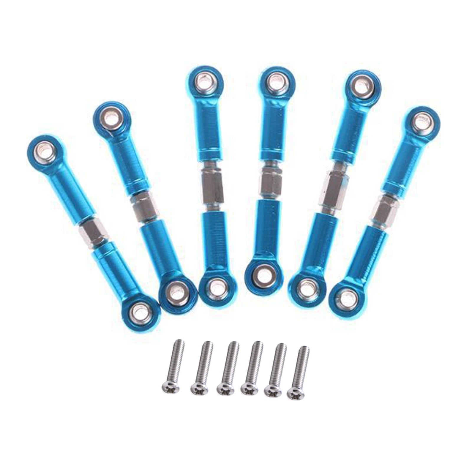 6pack Front Rear Aluminum Linkages Pull Rod For Wltoys A959 A979 K929