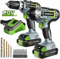 WORKPRO 20V Cordless Drill Combo Kit by WORKPRO