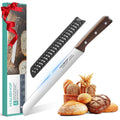 Haushof Bread Knife 8" Serrated Bread Full Tang Stainless Steel Bread