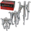 Neilsen Three Jaw Bearing Puller Set 3 4 6 Inch Gear Hub Removal Tool