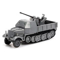 10.5cm 4d Half-track Armored Vehicle Flak37 1:72 Simulation Military