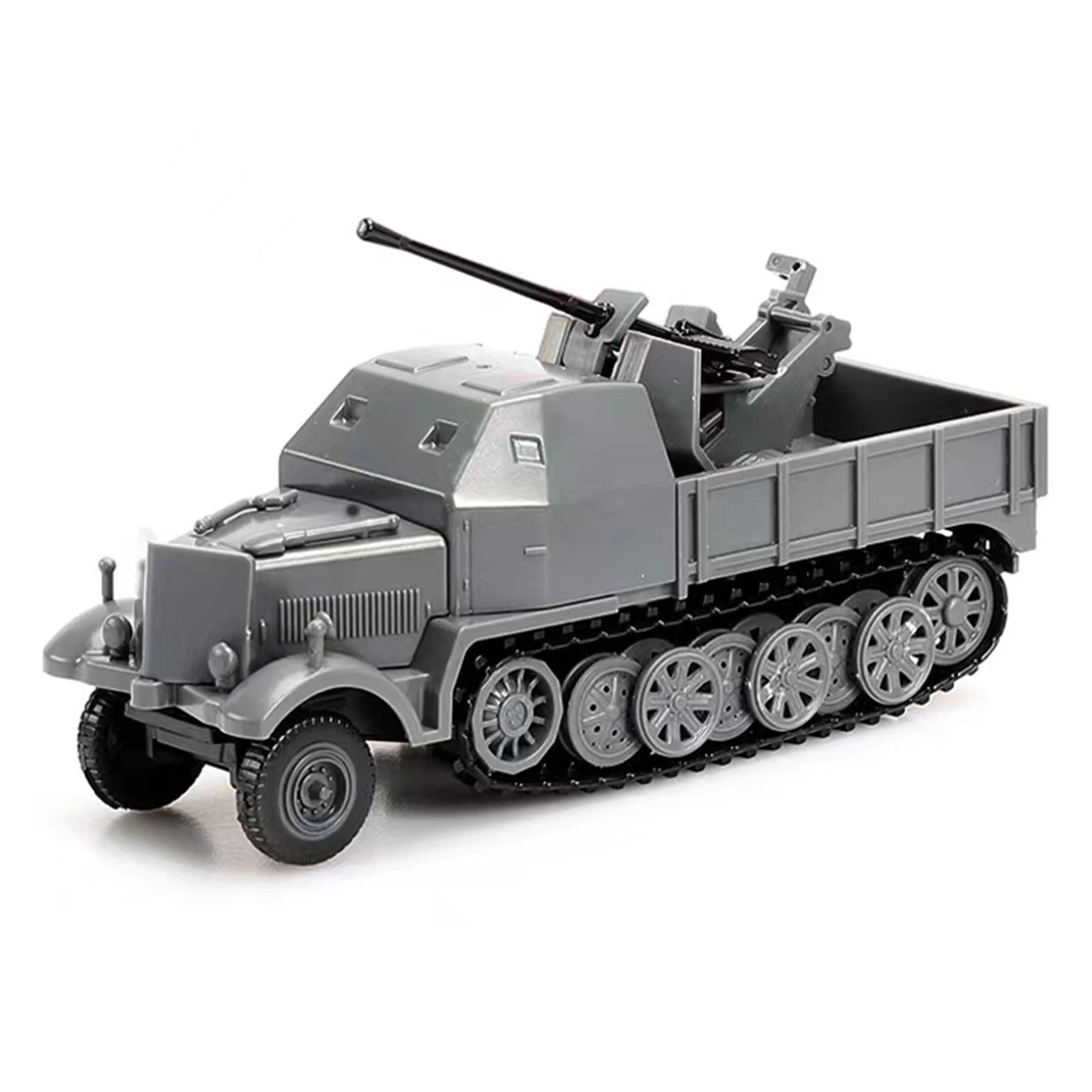 10.5cm 4d Half-track Armored Vehicle Flak37 1:72 Simulation Military