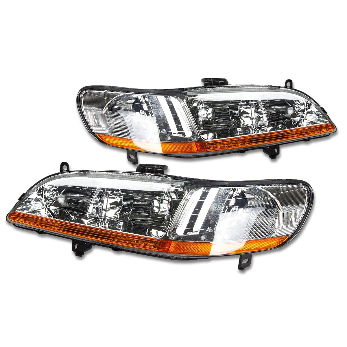 Fit 1998-2002 Honda Accord Pair Chrome Housing | Built Supply Co
