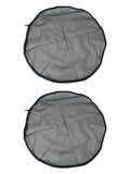 Transparent Mesh Rain Bucket Cover With Secure Drawstring For Outdoor