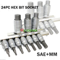 12 Step Drill Bit Set Sizes 3/16” to 7/8” Titanium HSS by Unbranded