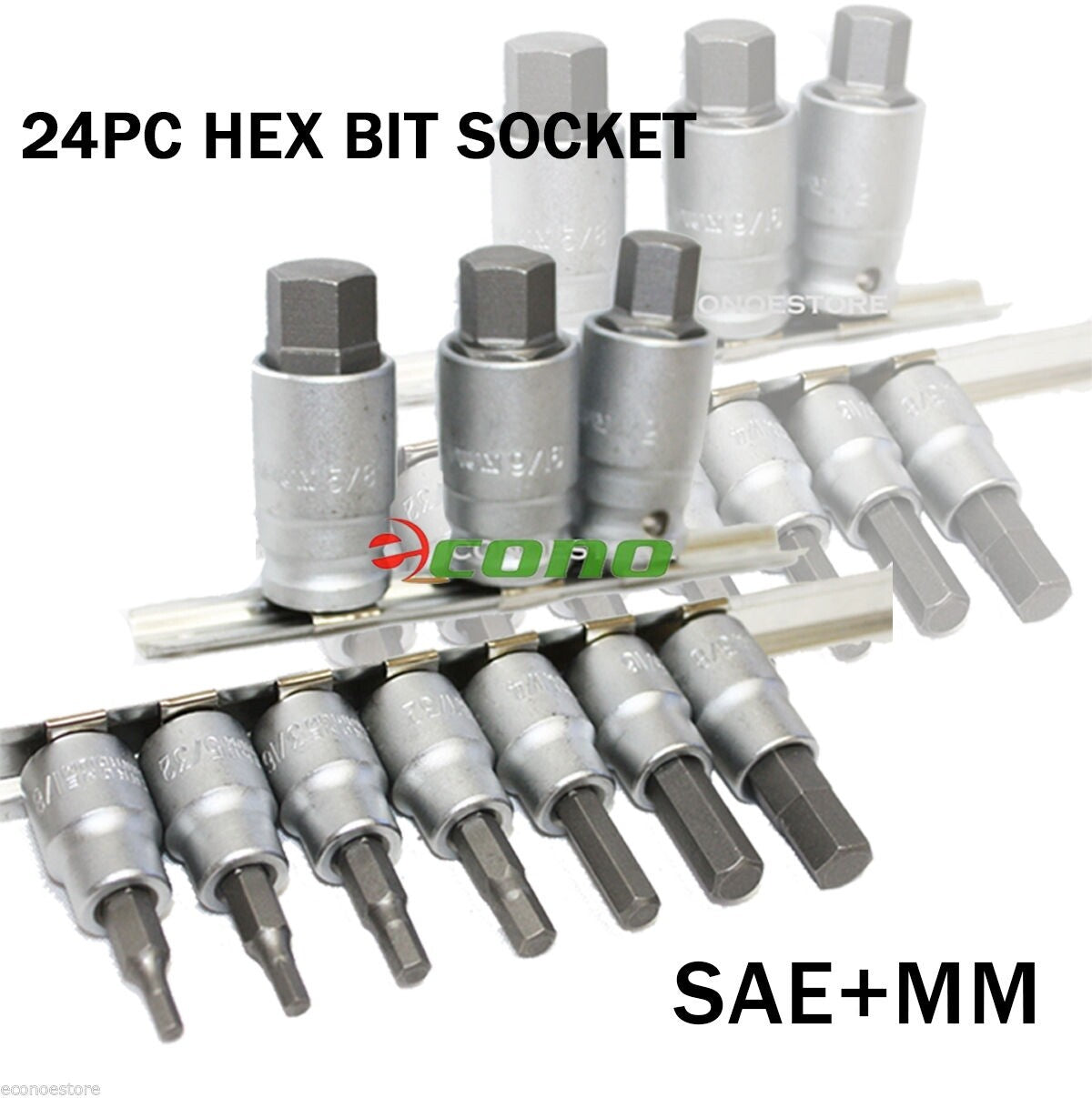 12 Step Drill Bit Set Sizes 3/16” to 7/8” Titanium HSS by Unbranded