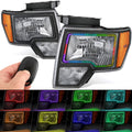 Fit 09-14 Ford F-150 Black Housing Amber Corner Led | Built Supply Co