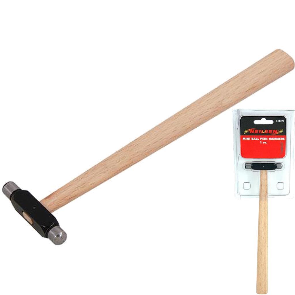 Neilsen 1oz Wooden Handle Pin Hammer by Neilsen