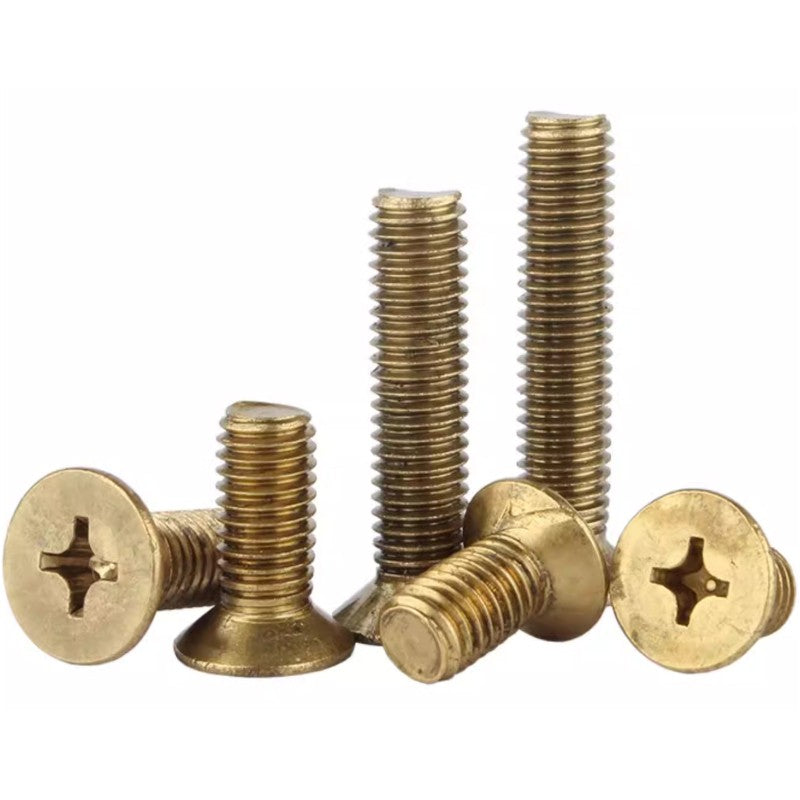 DIN965 Brass Flat Countersunk Machine Screw Set M2-M8