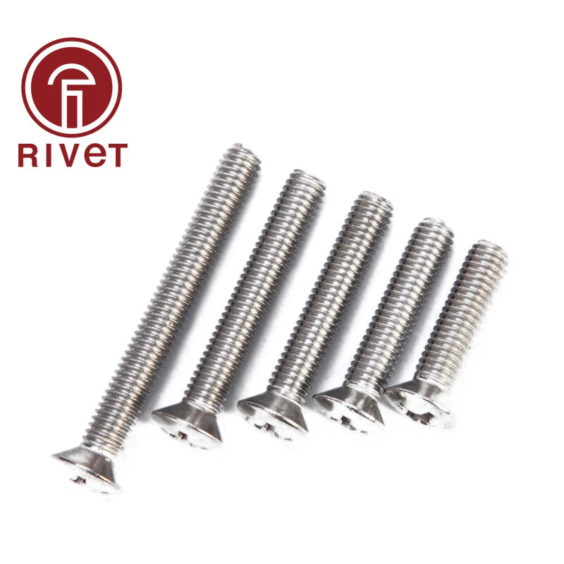 Din 7047 304 Stainless Steel Raised Countersunk Head Screws Cross