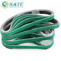 10 PACK 1/2x 18 Inch 120 Grit Premium Zirconia Sanding Belts for Metal