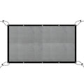 Elastic And Reinforced Car Pet Barrier Net Black Mesh Divider 116x76cm