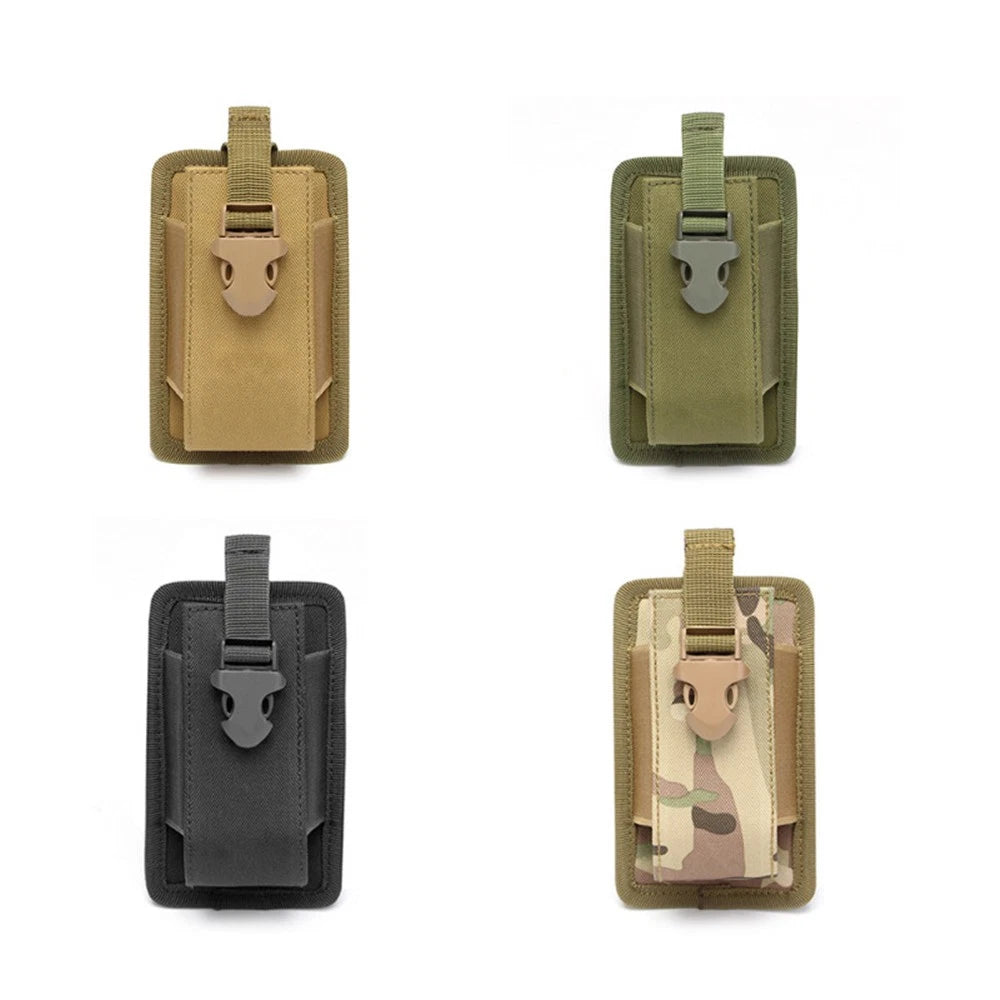 Military Tactical Molle Walkie Holster Talkie Holder Radio Pouch