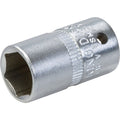 King Dick 10mm 6 PT Single Metric Polished Standard 1/4" Drive SocketOpens in a 
