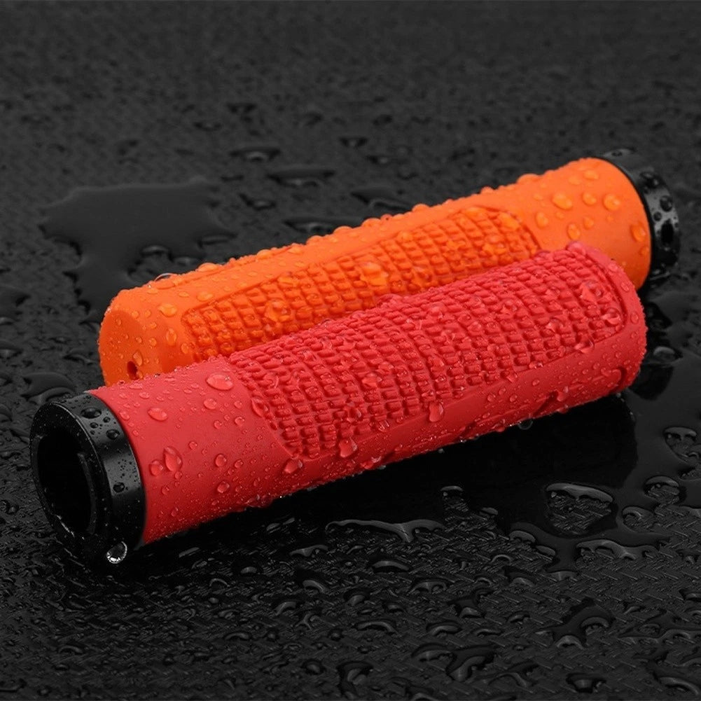 Aluminum Alloy Locking Mtb Handlebar Grips Anti Slip Shock Absorbing