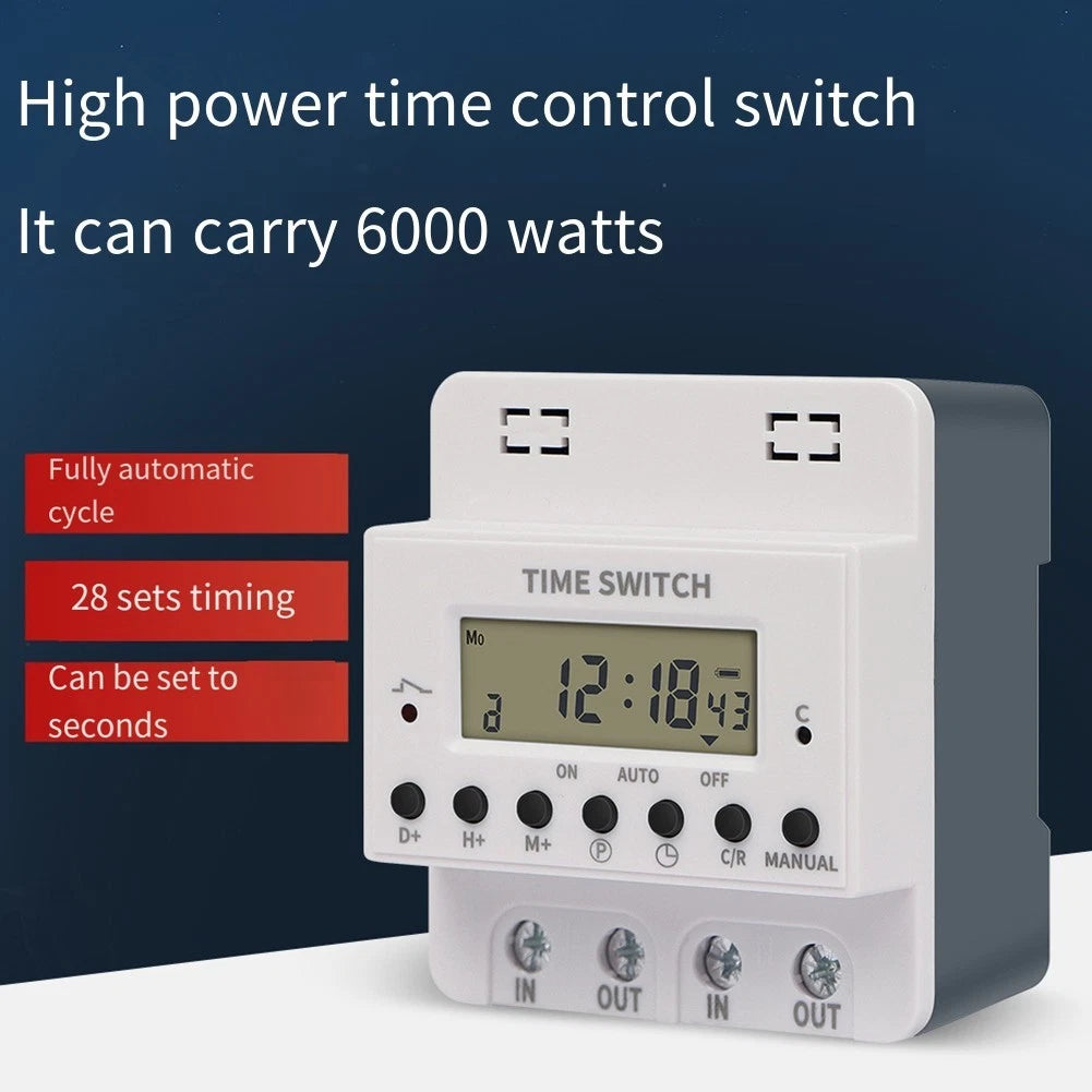 Kg316t Ac220v 60a100a Digital Timer Switch For Relay For High Power