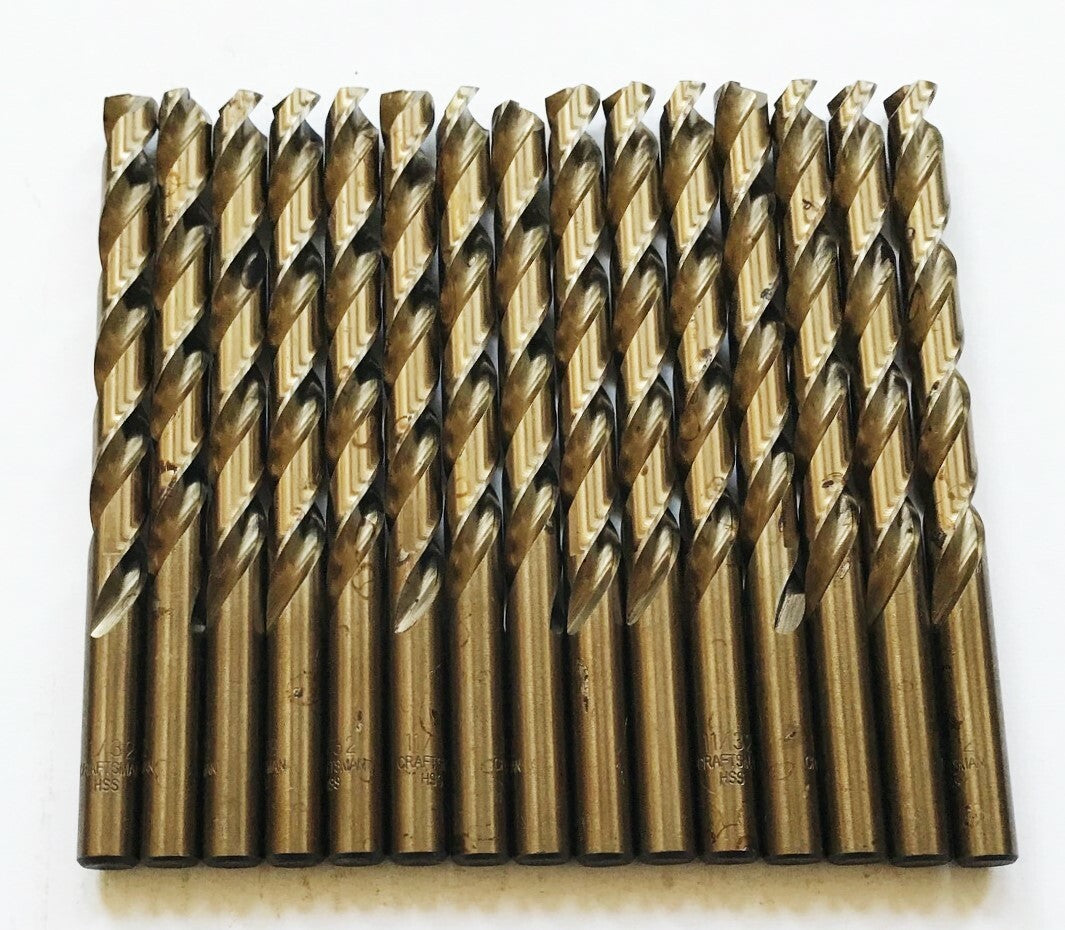 Craftsman Cobalt 11/32" Drill Bits - 15 Pack