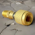 Hvac R32 Reverse Thread 1/4” Female, 1/4” Male Adapter For A2l