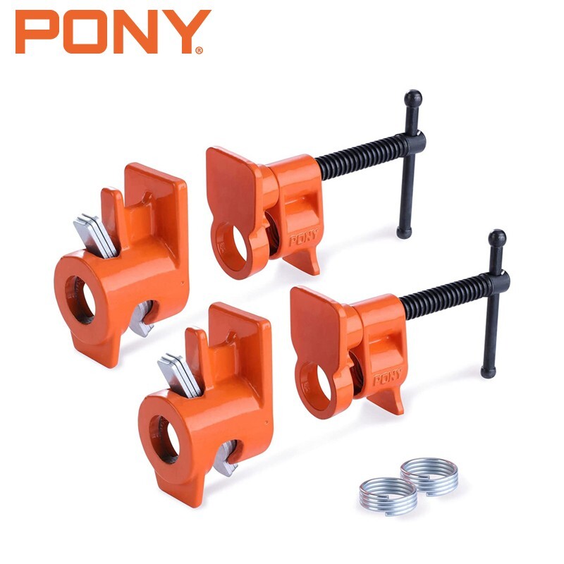 Pony 2-Pack Pipe Clamp 1/2 Inch 52 Wood Gluing Pipe Clamp Fixture for