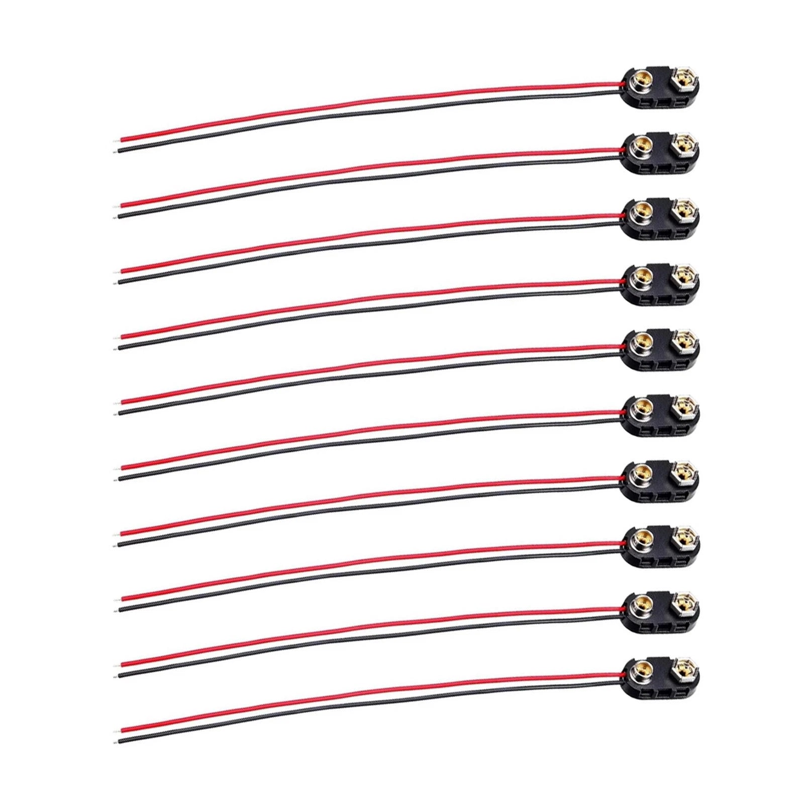 For Arduino Kits 9V Battery I-type Clip Connector Hard Shell Good
