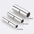 22-10 Awg 50/300 Bare Copper Wire Splice Butt Connectors Ferrule