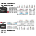 Arrow 1/4" 48-piece Screwdriver Bit&socket Set /59-piece Screwdriver