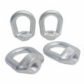 4-pack 7/8" Hot-dipped Galvanized Eye Nut 1"-8 Tap Thread, 9000 Lbs