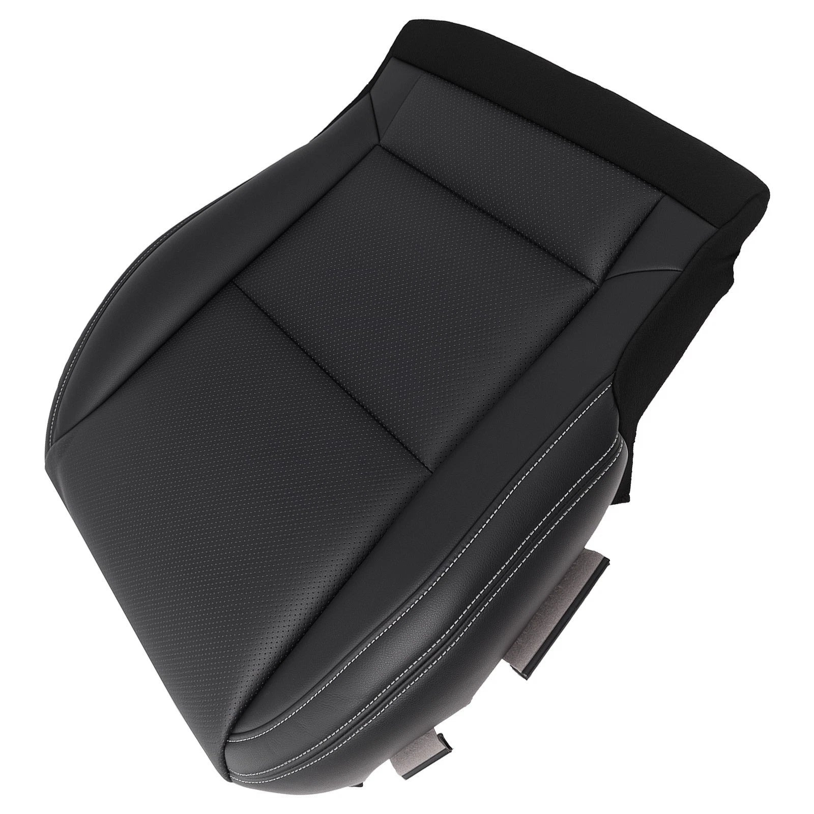 Front Driver Side Black Leather Seat Cover for Chevrolet Camaro Z28 SS LT 10-15
