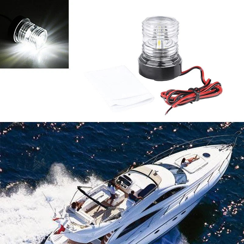 Marine Led Anchor Navigation Light Boat Yacht Light All Round 360