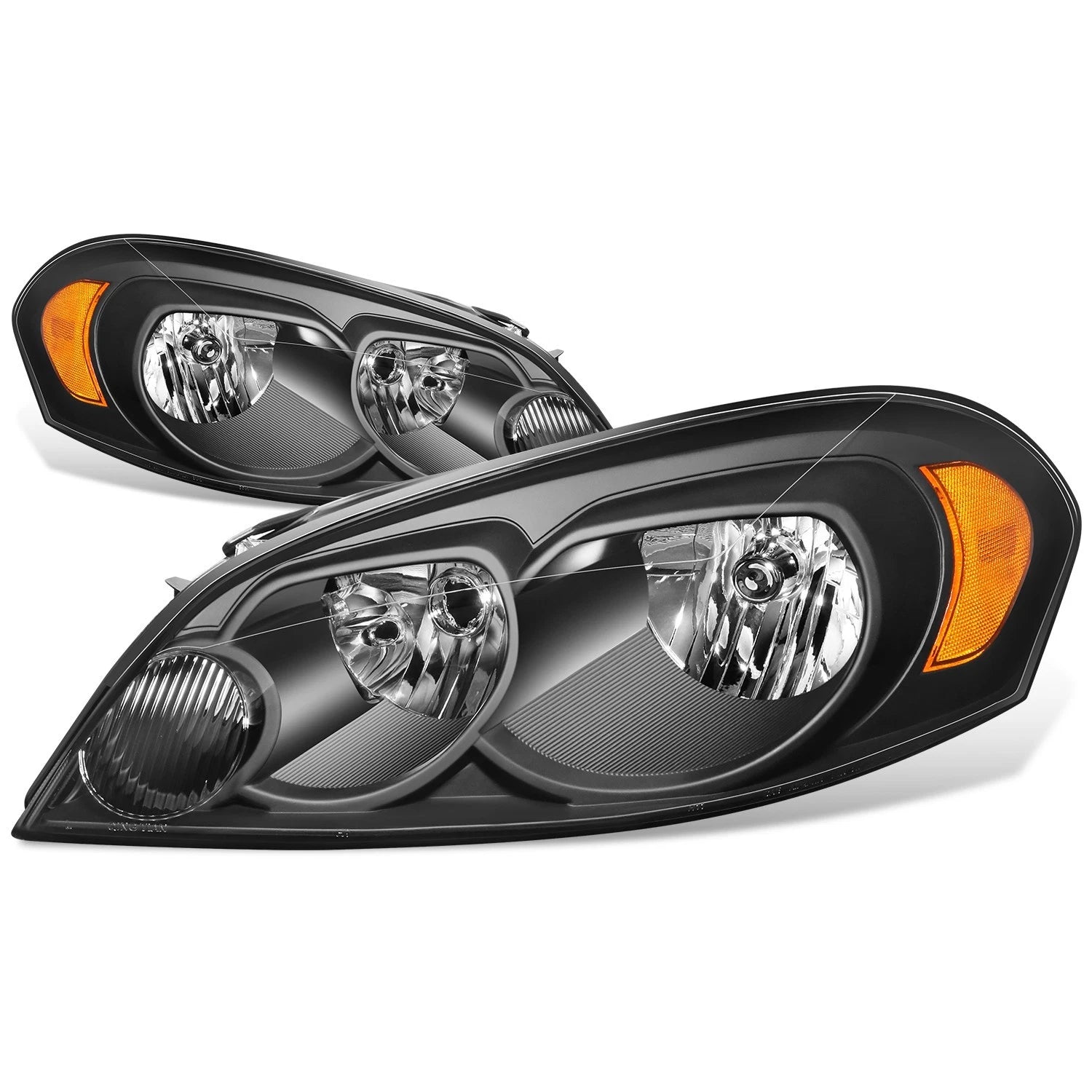 Fit 2006-2016 Chevy Impala Black Housing Amber | Built Supply Co