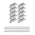 Double Ball Catch Adjustable Latch, Silver For Closet Cabinet