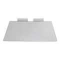4x10" Slatwall Shoe Shelf Flat Styrene Clear Acrylic Display Fixture
