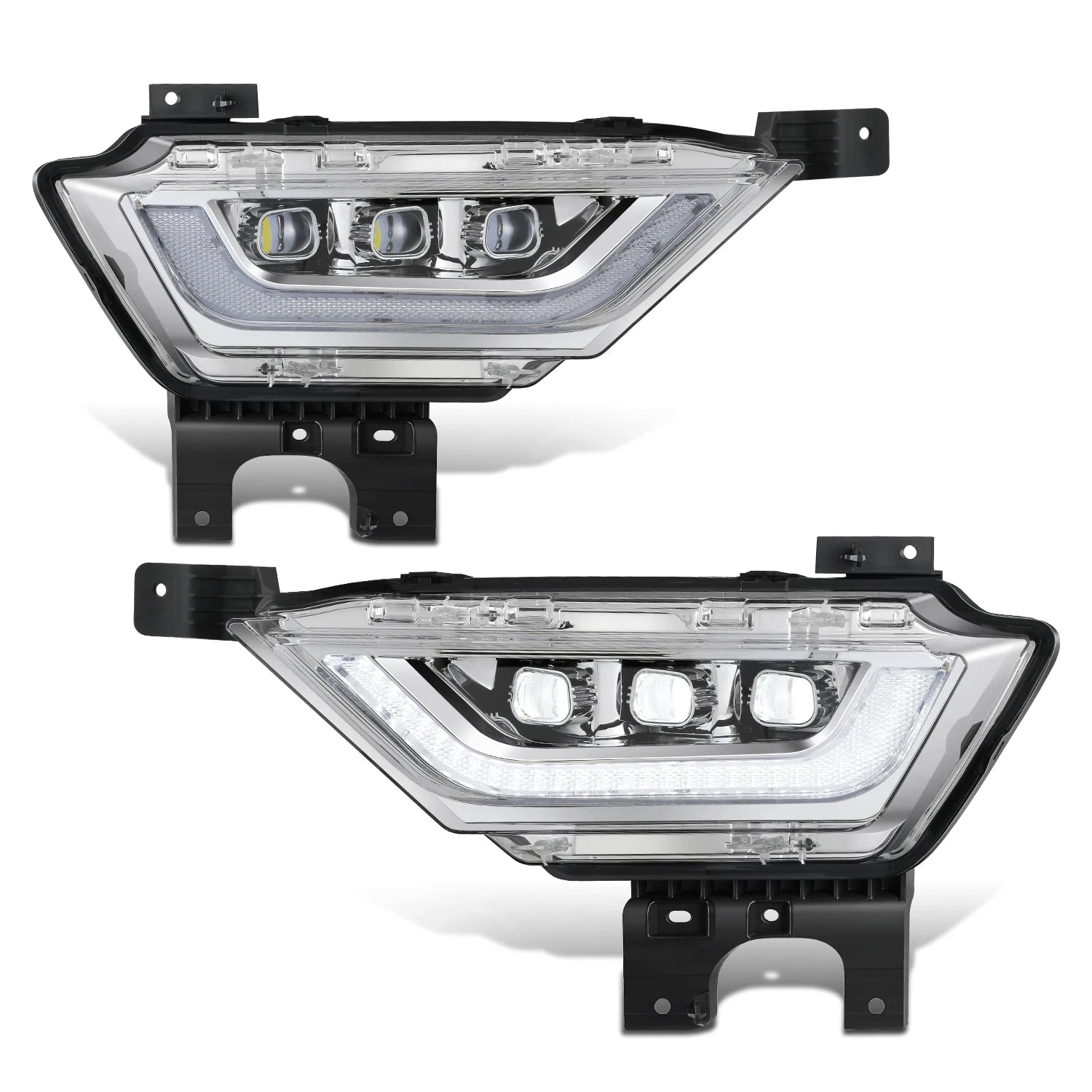 Fit 21-23 Ford F-150 Chrome Housing Clear Projector | Built Supply Co