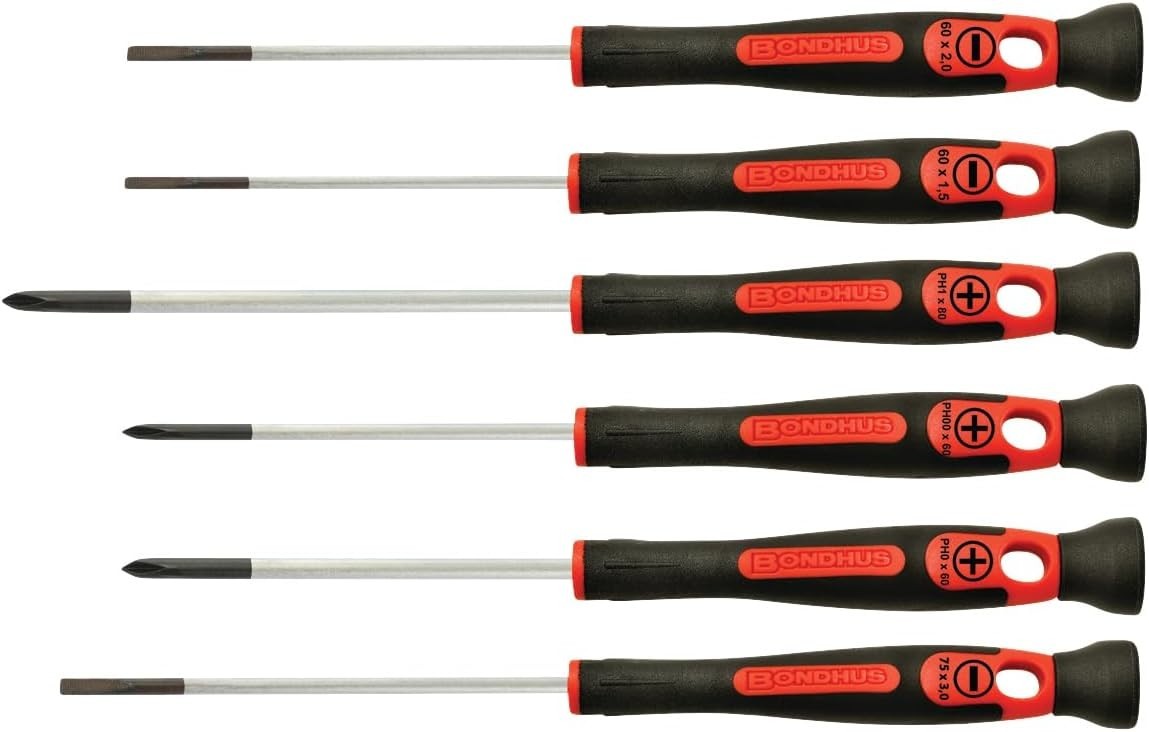Bondhus 6pc Precision Screwdriver Set