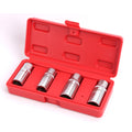 4Pcs Socket Stud Screw Extractor Remover Installer 6/8/10/12MM W/