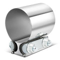 2.75"OD Butt Joint Band Exhaust Clamp Muffler Pipe Sleeve Coupler T304