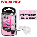 WORKPRO SK5 Carbon Steel Utility Knife Blade 100PC Blade Replacement