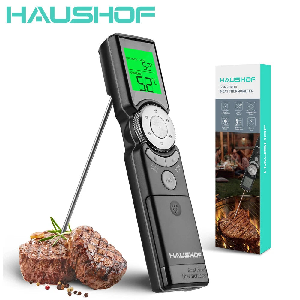 Haushof High Accuracy Instant Read Meat Thermometer | Built Supply Co