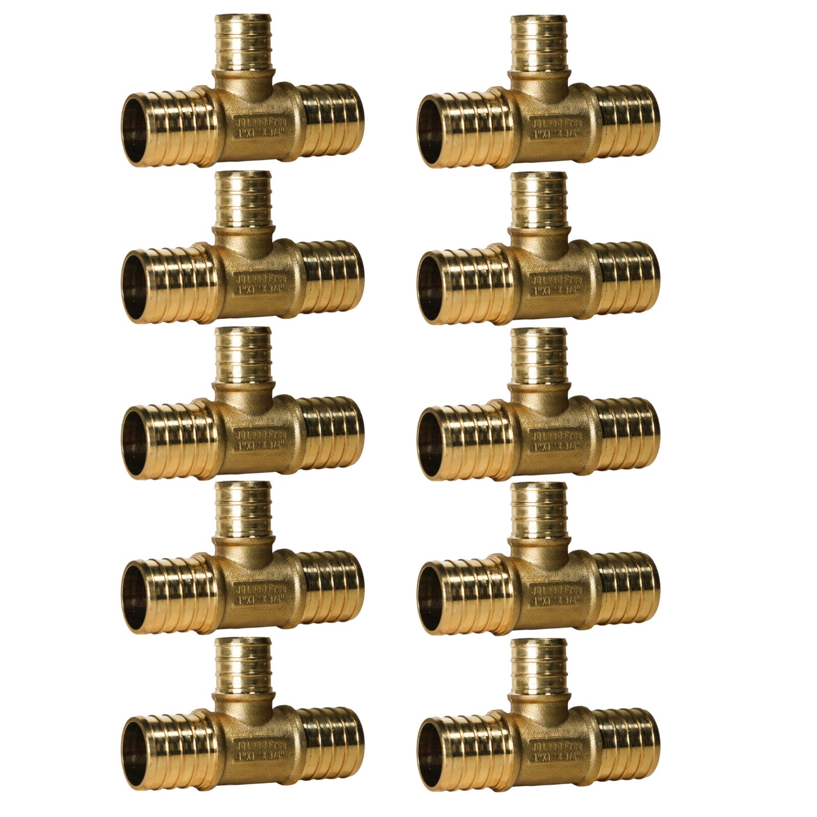 XFITTING 1" x 1" x 3/4" Pex B Tee - 10 Pack