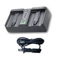 12.6V Dual Battery Charger For Nikon En-el18 En-el4a D4s D5 For Canon