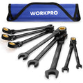 Workpro Ratcheting Combination Wrench Set Flex-head Wrench Set Metric