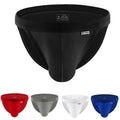 Breathable Men Low Waist Underpants With Elastic Waist And Pouch