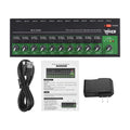 New 10 Channel Stereo Mono Audio Mixer 6.35mm Input Output Trs/ts
