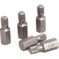 Neilsen 5pc Spline Bit Set M8 x 30mm