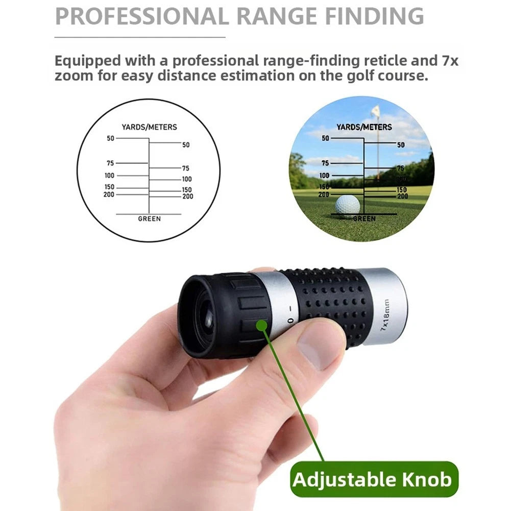 Golf For Mini Portable Rangefinder Handheld Monocular High Telescope