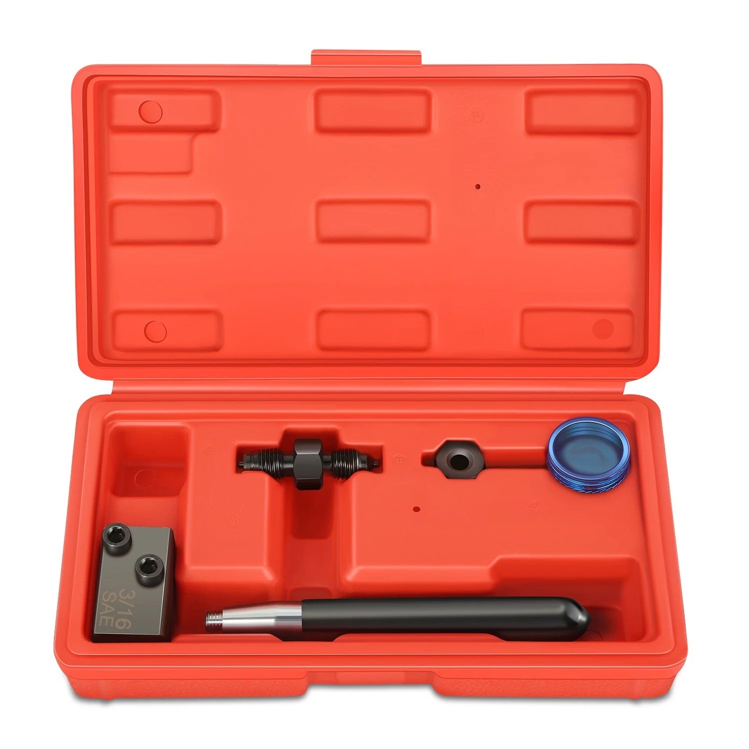 Universal 3/16 Inch 45 Degree Double Flaring Tool Sets Red W/