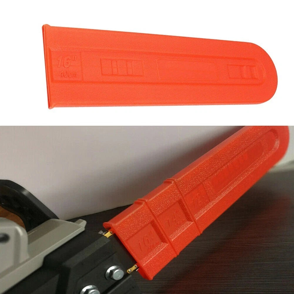 Orange Chainsaw Bar Cover For 16 Saws Prevent Accidental Scratches