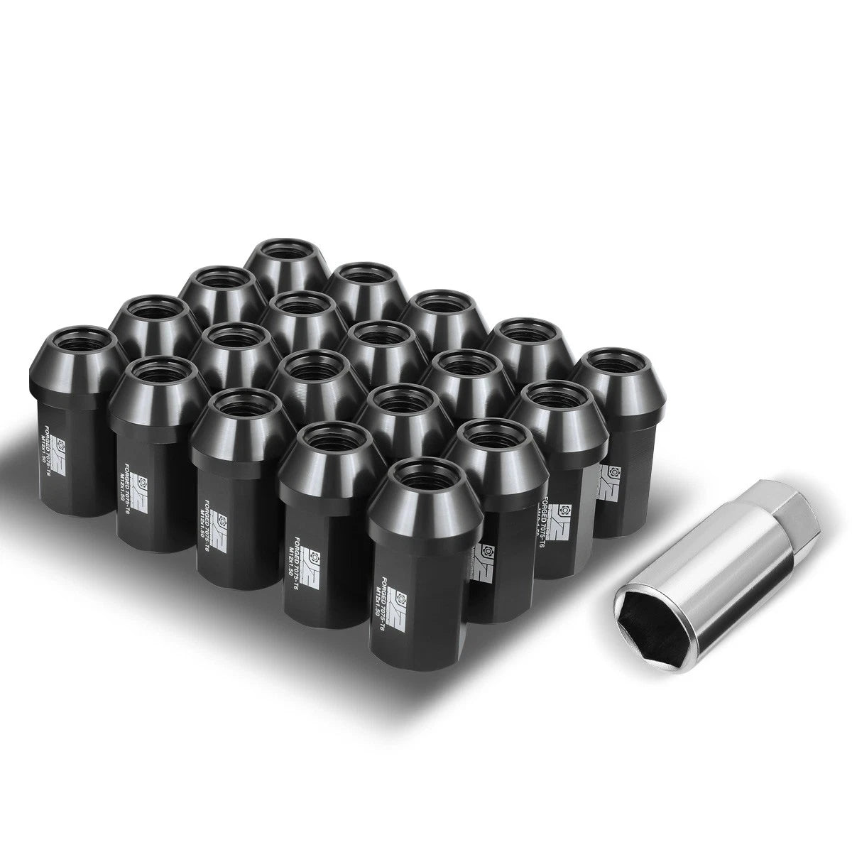 J2 Engineering Black M12 X1.5 25mm Od/ 42mm Height | Built Supply Co